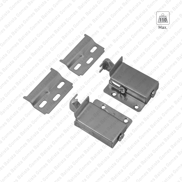 Conjunto suporte nivelador para m�veis (ambidestros)